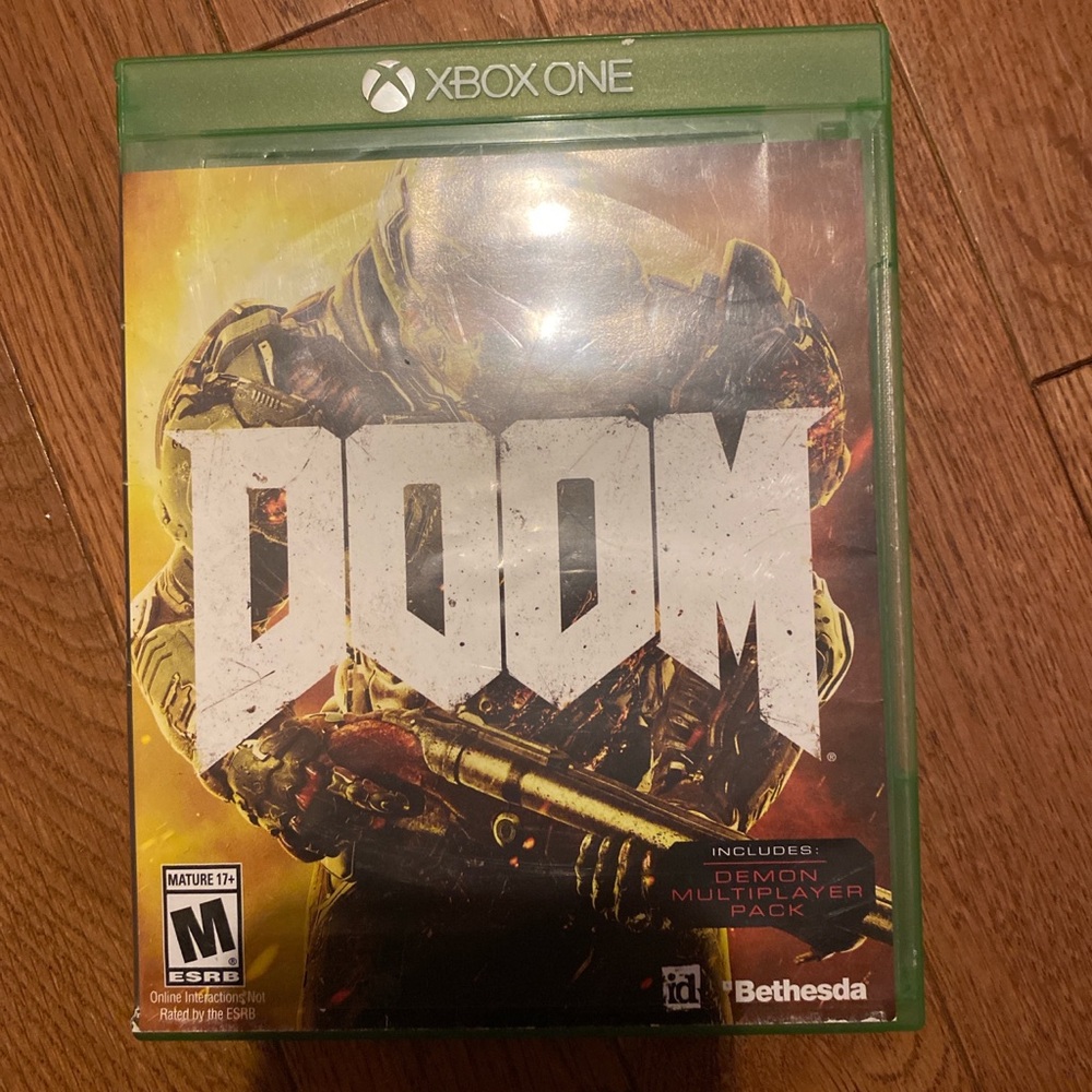 xbox one doom video game